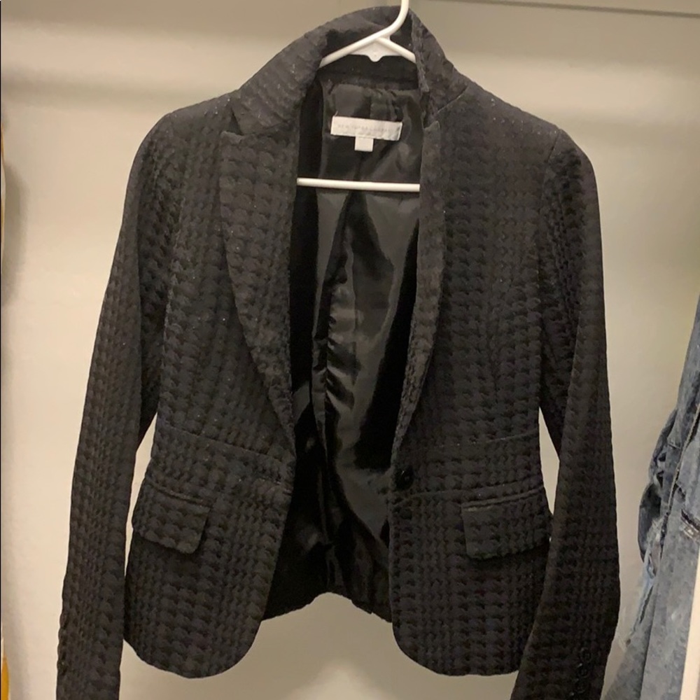 Black shiny blazer